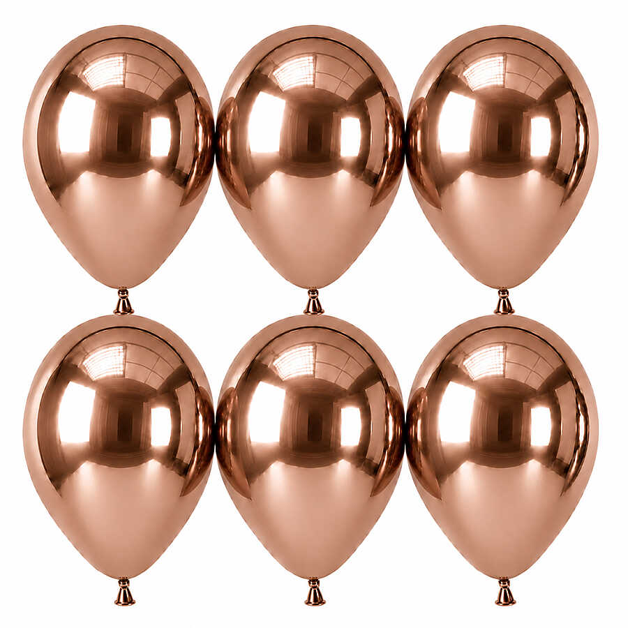 Truffle Renk Lateks krom Balon (30 cm) - 6 Adet