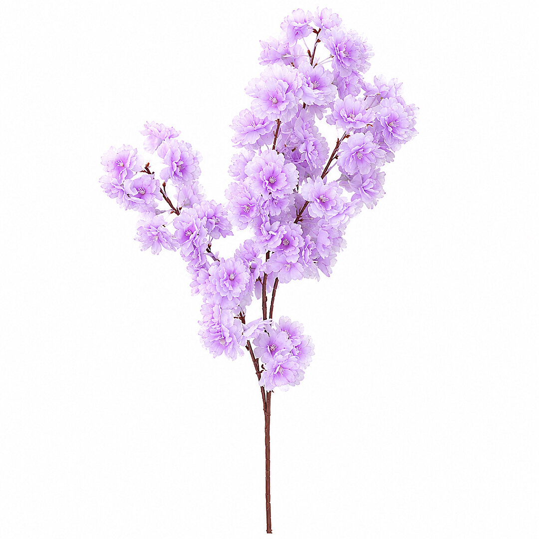 Yapay Çiçek Bahar Dalı 90 cm Lila 