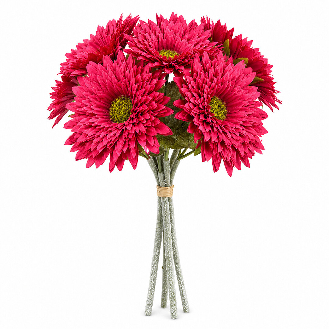 Yapay Çiçek Kasımpatı Buketi 49 cm Bordo 
