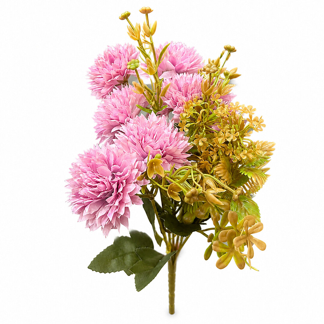 Yapay Çiçek Ortanca Küçük 30 cm Lila 