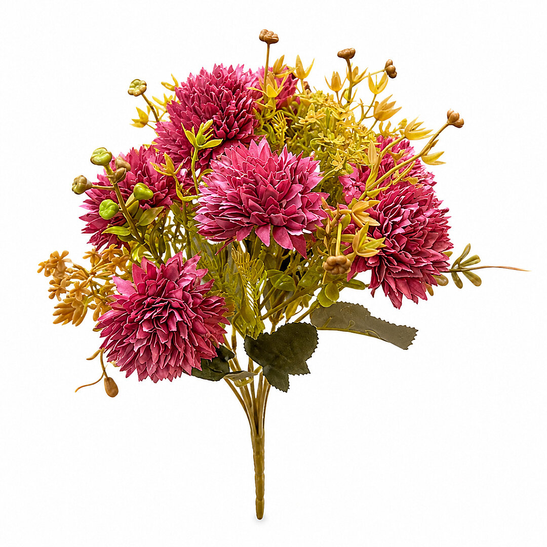 Yapay Çiçek Ortanca Küçük 30 cm Pembe 