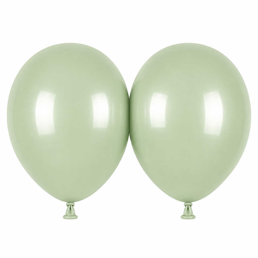 Yeşil Renk Lateks makaron Balon (45 cm) - 2 Adet