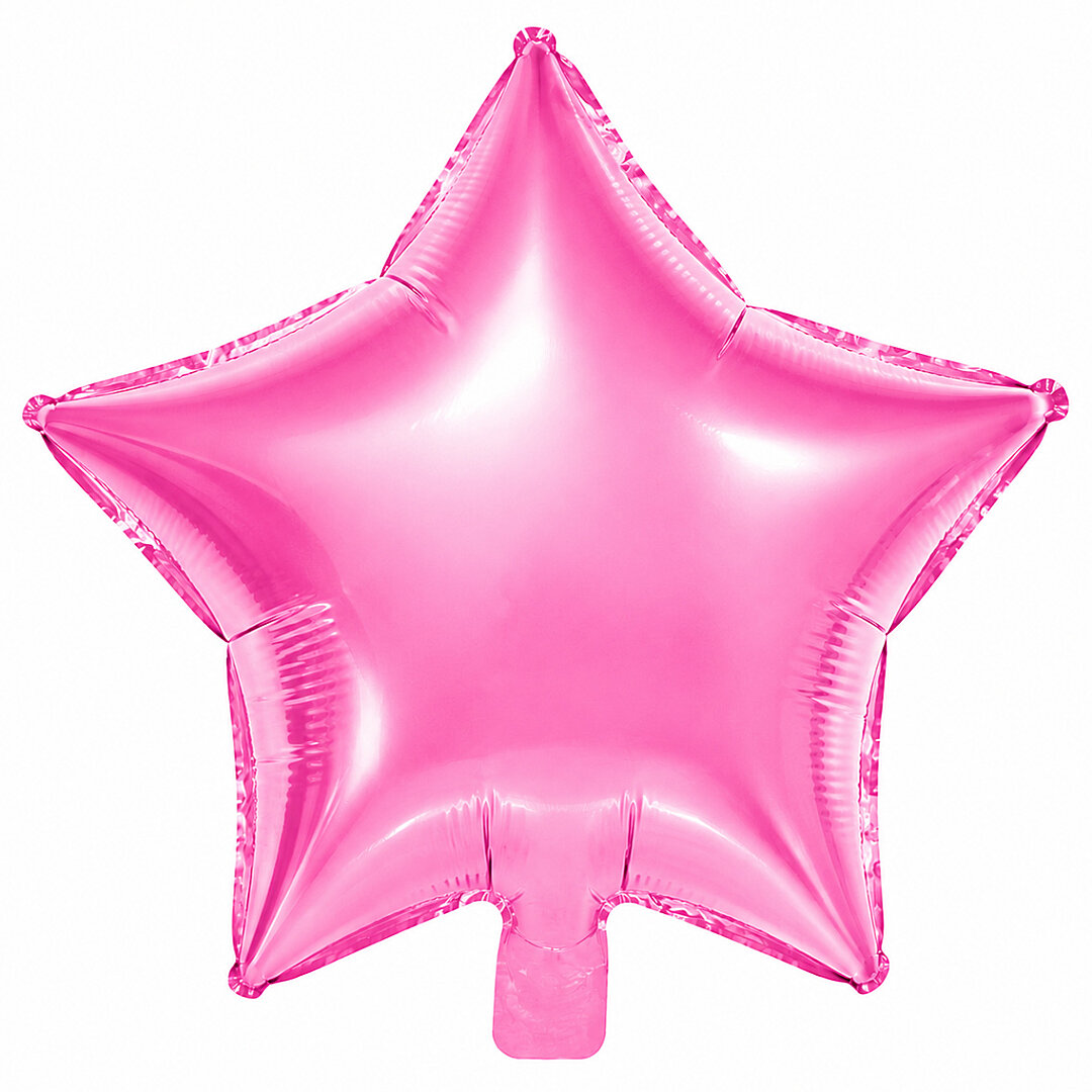 Yıldız Folyo Balon Pembe 24 inc 